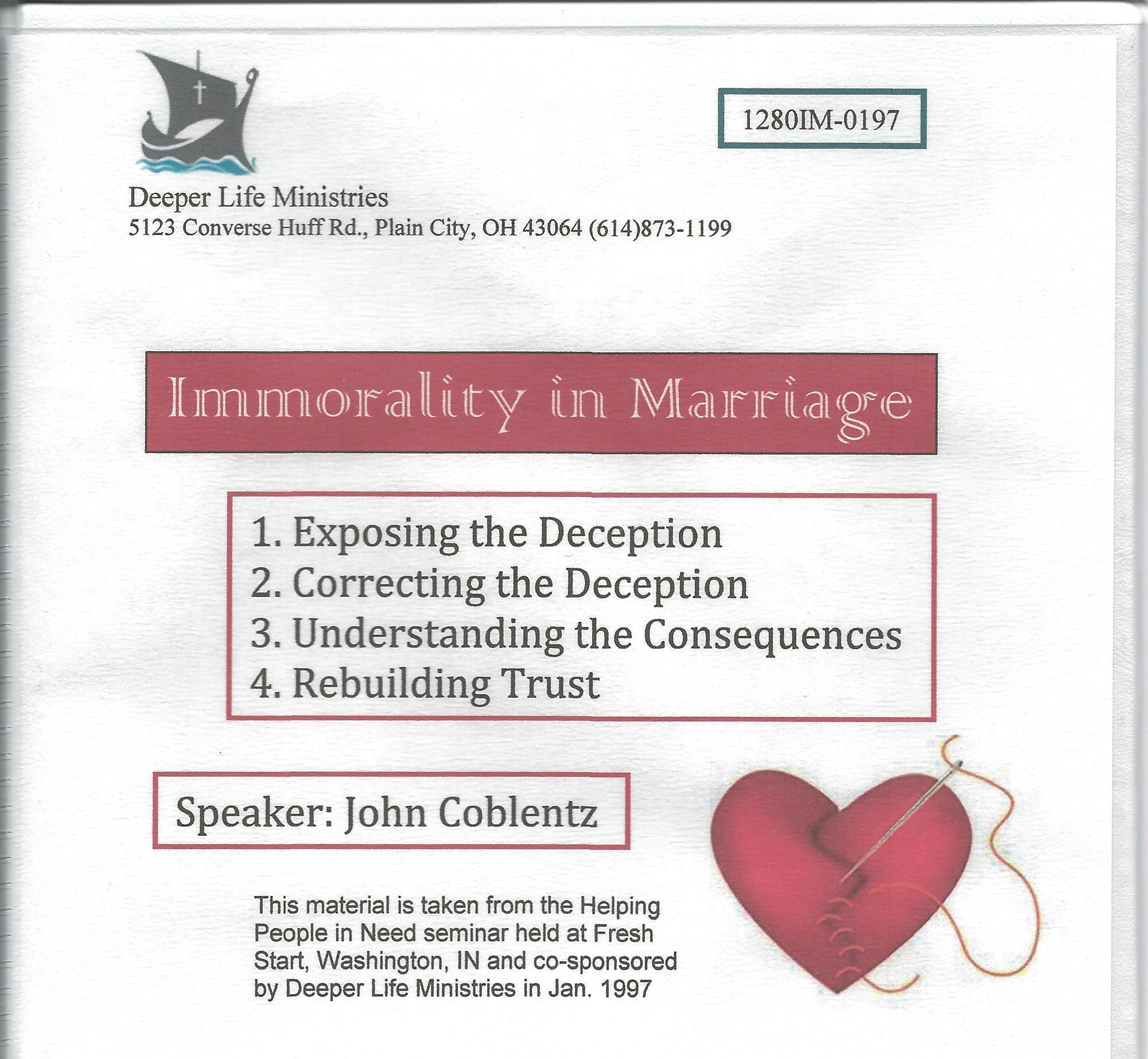 IMMORALITY IN MARRIAGE 4 CD album